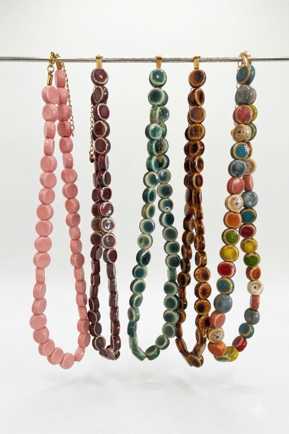 Collar Lúa de Cerámica