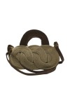 Bolso de Rafia Trenzada Nudos Boho