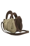 Bolso de Rafia Trenzada Nudos Boho