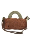 Bolso de Rafia Trenzada Nudos Boho