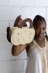 Bolso de Rafia Trenzada Nudos Boho