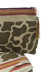 Pareo de Algodón con Bolso a Juego Estampado Manchas