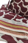 Pareo de Algodón con Bolso a Juego Estampado Manchas