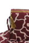 Pareo de Algodón con Bolso a Juego Estampado Manchas