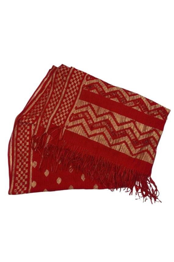 Pañuelo Fular Jacquard con Flecos