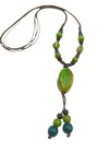 Collar Boho de Cerámica Artesanal Multicolor