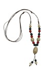 Collar Boho de Cerámica Artesanal Multicolor