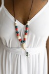 Collar Boho de Cerámica Artesanal Multicolor