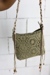 Bolso Crochet de Algodón Marrón Chocolate Pequeño