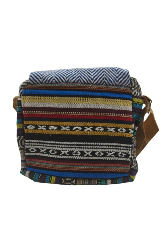 Bolso Bandolera de Algodón Étnico Multicolor