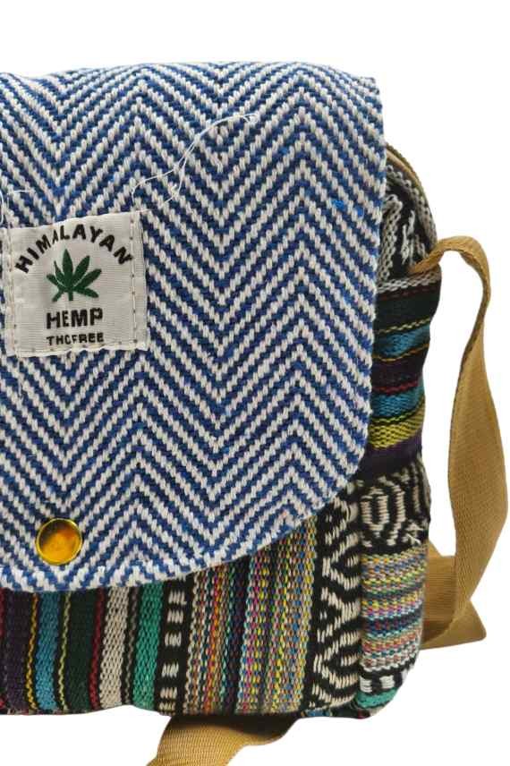 Bolso Bandolera de Algodón Étnico Multicolor