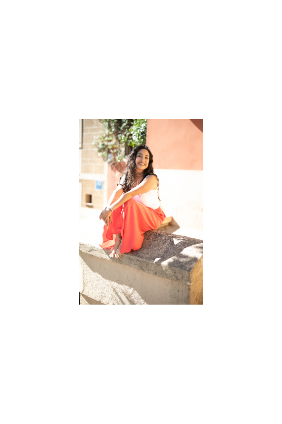 Pantalón Palazzo Viscosa Naranja Cintura elástica