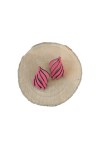 Pendientes de madera con diseño inspirado en corales marinos, ligeros, artesanales y disponibles en varios colores.