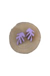 Pendientes de madera con diseño inspirado en corales marinos, artesanales, ligeros y disponibles en varios colores.