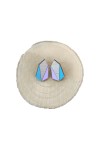 Pendientes de madera geométricos multicolor, ligeros, artesanales y de estilo boho contemporáneo.