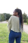 Blusa Boho Casapalma Algodón Calado Flecos