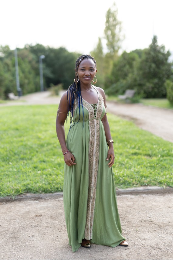 Vestido Raye Bambula Verde