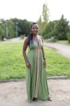 Vestido Raye Bambula Verde