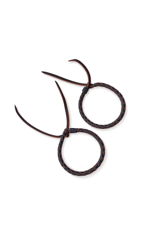 Pulsera Cuero Trenzado Redondo