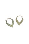 Pendientes Gota Floral Oro Viejo
