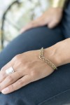 Pulsera calada abierta en latón estilo boho chic Samarkanda