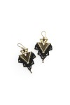Pendientes Boho Macramé Bronce Geométrico