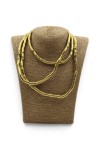 Collar multiposición dorado de estilo étnico boho