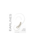 Pendientes trepador plata círculos Pendientes trepador plata círculos