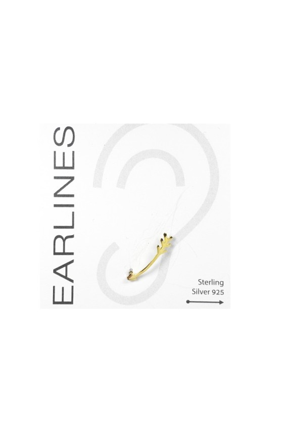 Pendientes trepador plata flecha Pendientes trepador plata flecha