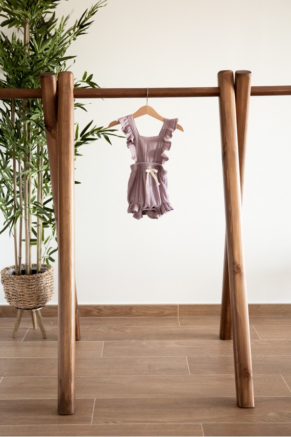 Pelele bebé muselina volantes Pelele bebé muselina volantes