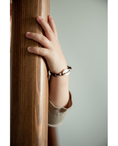 Pulsera tobillera cuero Cauri niñ@ Pulsera tobillera cuero Cauri niñ@