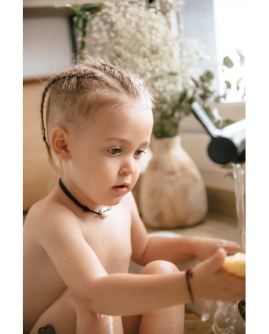 Collar cuero Cauri niñ@ Collar cuero Cauri niñ@