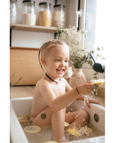 Collar cuero Cauri niñ@ Collar cuero Cauri niñ@