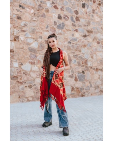 Chaleco India Midas Bordado