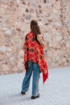 Chaleco Pashmina Arte Nómada Bordado con Flecos