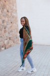 Chaleco Pashmina Arte Nómada Bordado con Flecos