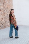 Chaleco Pashmina Arte Nómada Bordado con Flecos