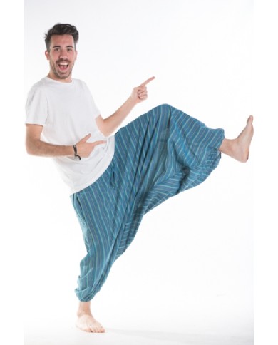 Pantalón Algodón Afgano Rayas Zen