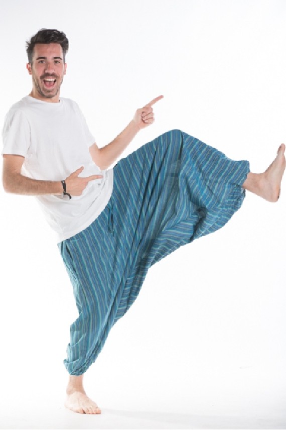 Pantalón Algodón Afgano Rayas Zen