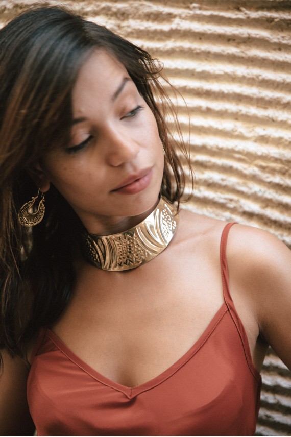 Choker dorado Devine House of the dragon