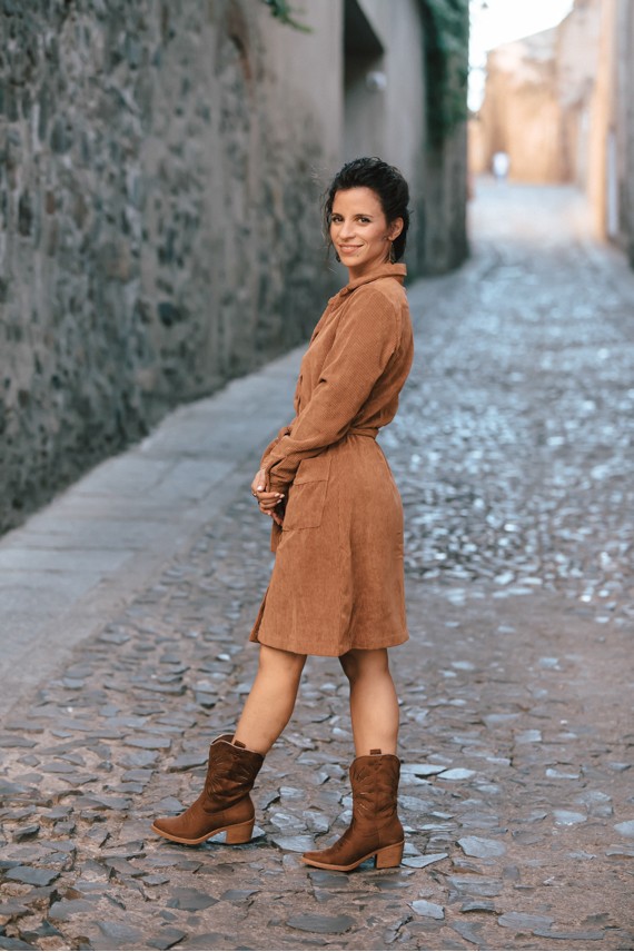 Vestido Chaqueta pana Gala Vestido Chaqueta pana Gala
